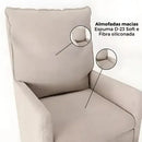 Poltrona Amamentação Versão Premium Bia Balanço Com Puff - Magna Estofados