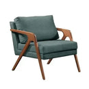 Poltrona Decorativa Mona Luxo Premium Base Em Madeira Maciça - Magna Estofados