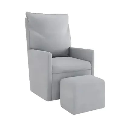 Poltrona Amamentação Versão Premium Bia Balanço Com Puff - Magna Estofados