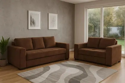 Conjunto 2 e 3 Lugares Carrara Versão Premium Tecido Veludo - Magna Estofados