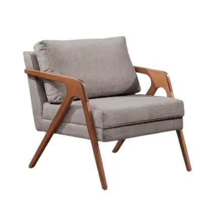 Poltrona Decorativa Mona Luxo Premium Base Em Madeira Maciça - Magna Estofados